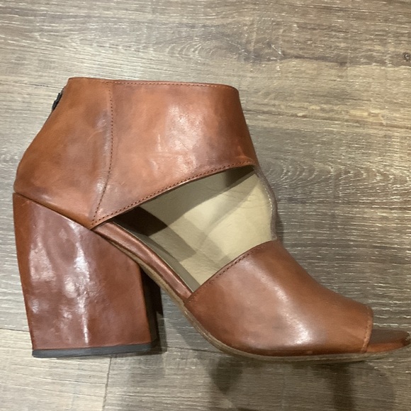 MARSELL Brown Peep Thru wedge Ankle Bootie - 41 / 11 - Picture 6 of 10